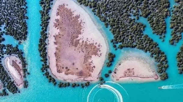  عکس جزیره قشم از بالا