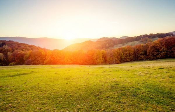  عکس طلوع پاییزی