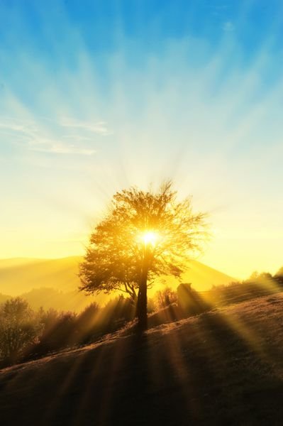  عکس طلوع پاییزی