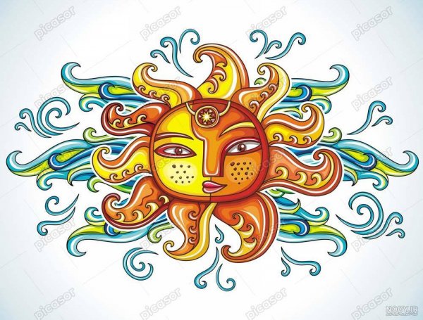  عکس خورشید فانتزی