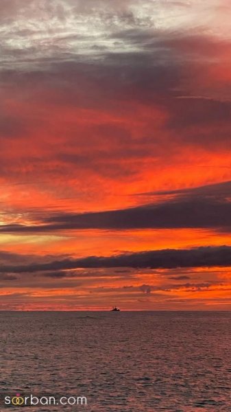  زیباترین عکس غروب خورشید