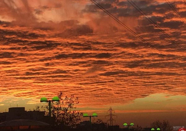  عکس طلوع صبح تهران