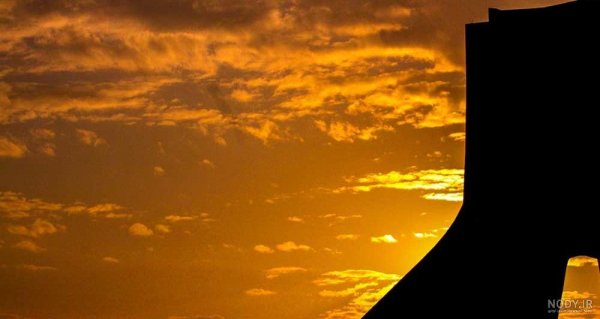  عکس طلوع صبح تهران