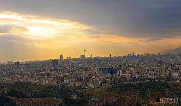  عکس طلوع صبح تهران