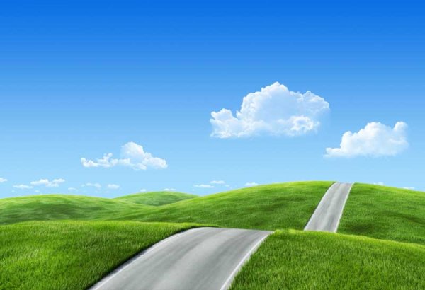  عکس از طلوع خورشید در جاده