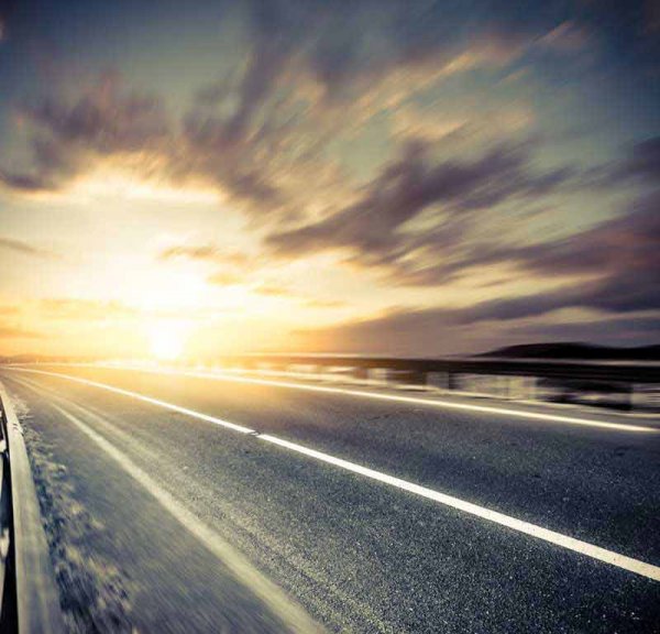  عکس جاده و طلوع خورشید