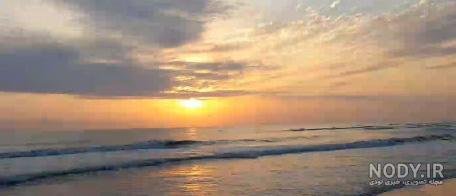  عکس طلوع خورشید روی دریا
