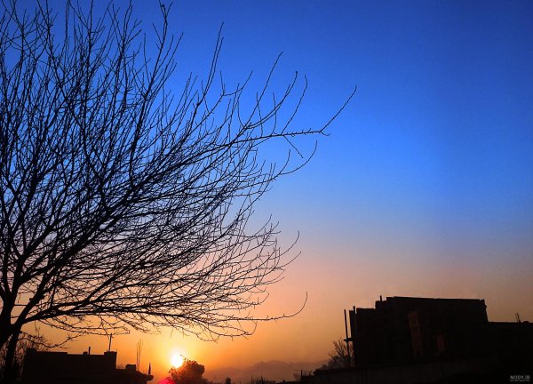  عکس طلوع زمستانی