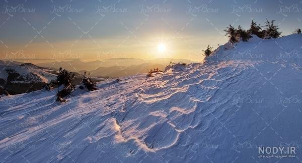  عکس طلوع زمستانی