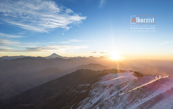  عکس کوه دماوند در شب