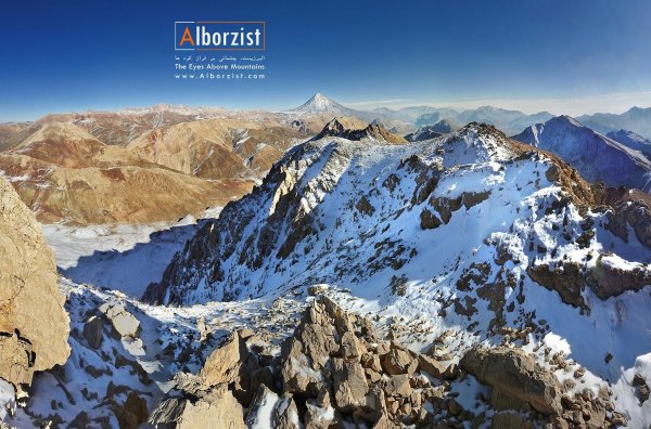  عکس کوه دماوند در شب