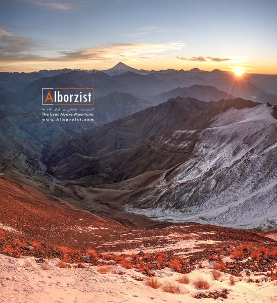  عکس کوه دماوند در شب