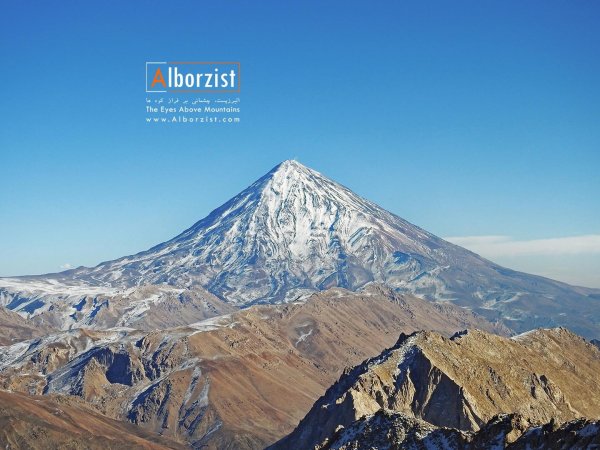  عکس کوه دماوند در شب