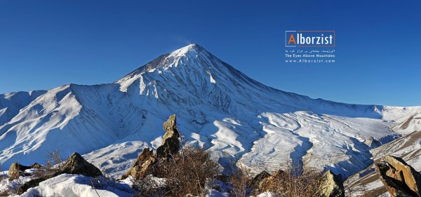  عکس کوه دماوند در شب