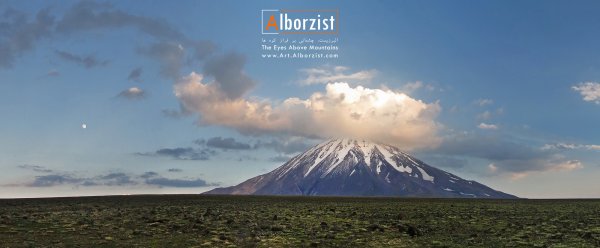  عکس کوه دماوند در شب