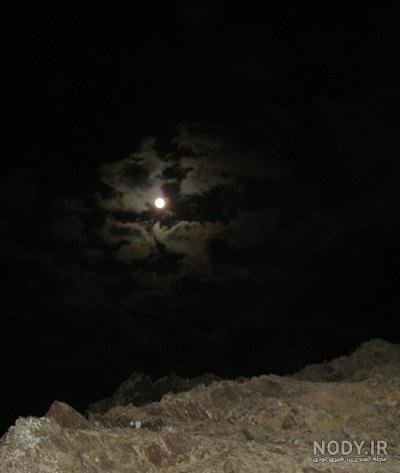  عکس کوه در شب