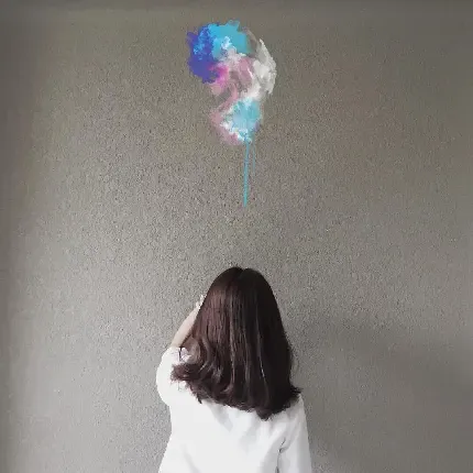 عکس دختر در طبیعت واقعی