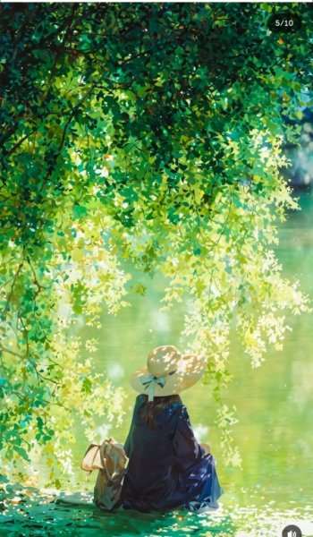  عکس زن در طبیعت شمال