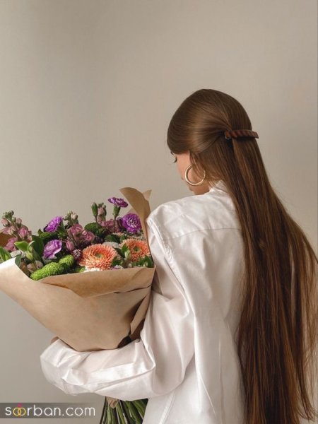  عکس دختر از پشت سر کنار دریا