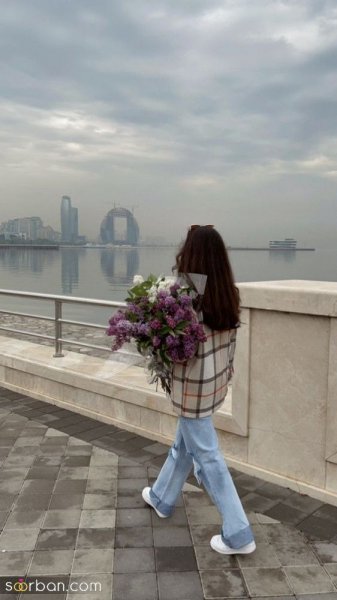 عکس دختر کنار دریا برای پروفایل