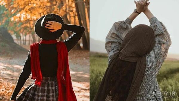  عکس دختر از پشت سر با کلاه برای پروفایل