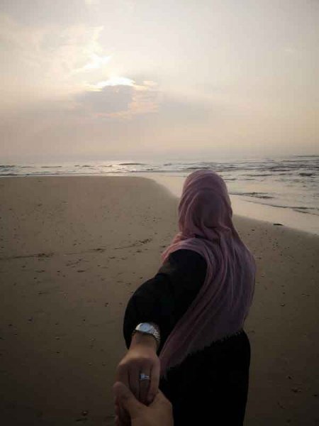  عکس دختر از پشت سر با حجاب