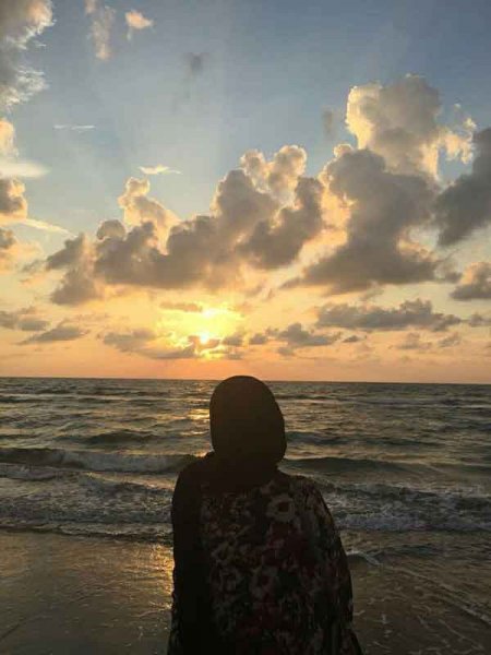  عکس دختر از پشت سر با حجاب