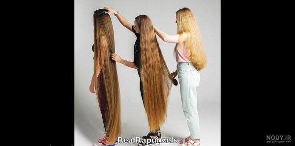  عکس دختر از پشت سر با موهای باز مشکی