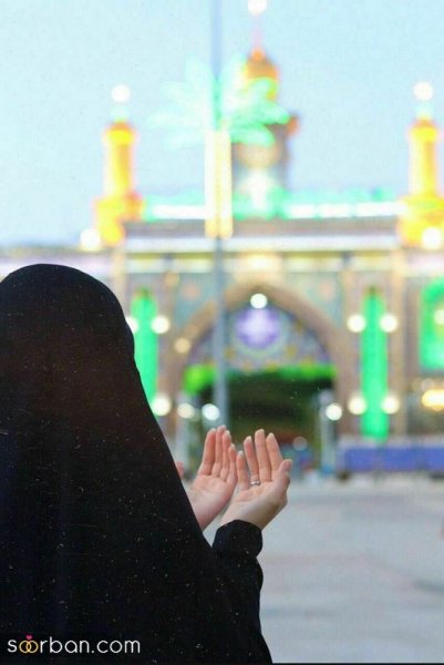 عکس دختر چادری از پشت سر