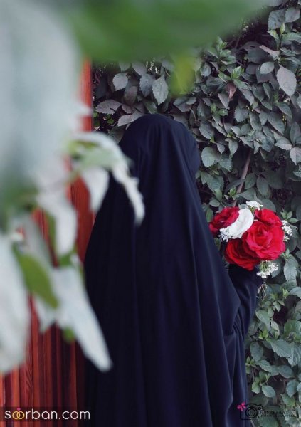  عکس دختر چادری از پشت سر