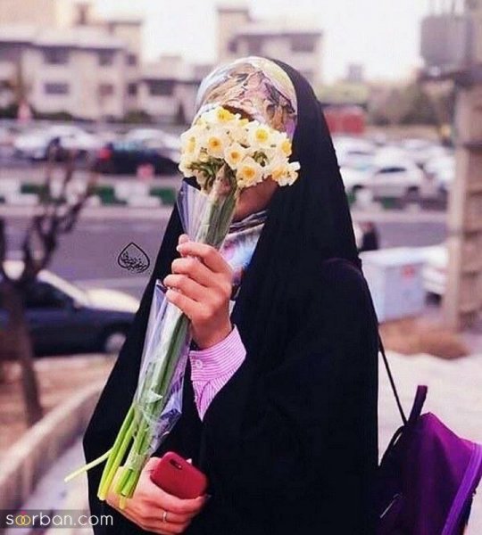  عکس دختر چادری از پشت سر