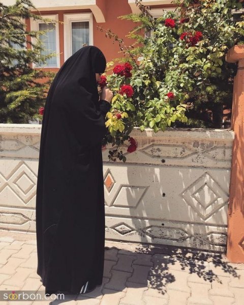  عکس دختر چادری از پشت سر