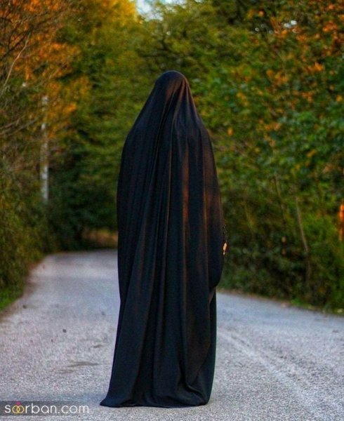  عکس دختر چادری از پشت سر