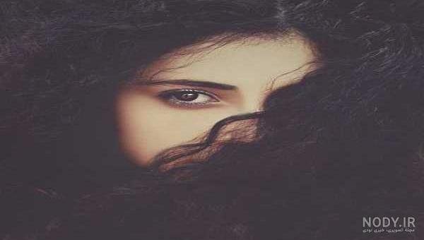  عکس دختر مو مشکی و چشم مشکی