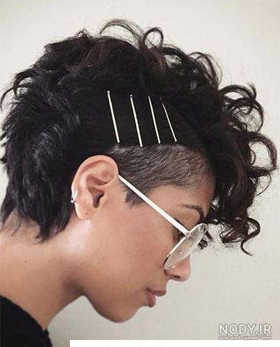  عکس دختر مو کوتاه مشکی برای پروفایل