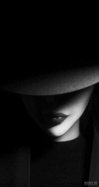  عکس دختر سیاه سفید بدون چهره