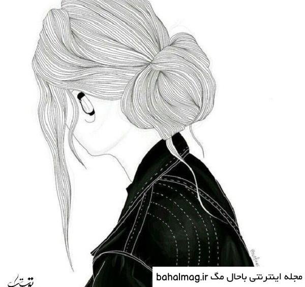 عکس سیاه سفید فانتزی دخترانه