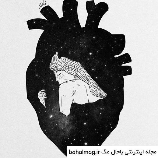 عکس سیاه سفید شیک دخترانه