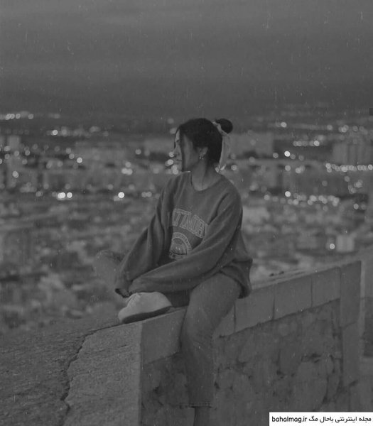 عکس سیاه سفید شیک دخترانه