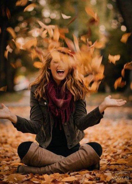 عکس دختر در جنگل برای پروفایل