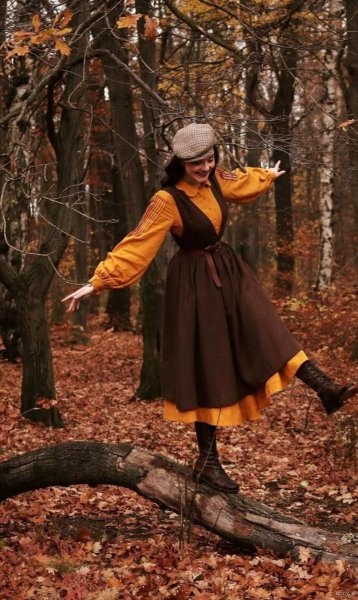  عکس دختر در جنگل برای پروفایل