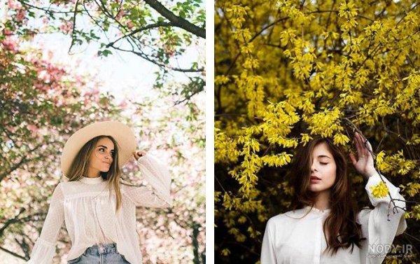  عکس دختر در جنگل برای پروفایل