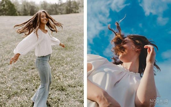  عکس دختر در جنگل برای پروفایل