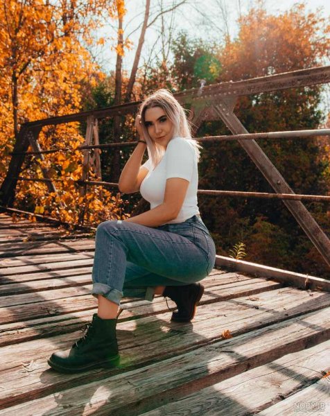  عکس دختر در جنگل برای پروفایل