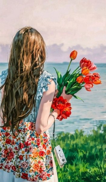  عکس دختر در طبیعت برای پروفایل