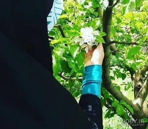  عکس دختر در طبیعت بهاری