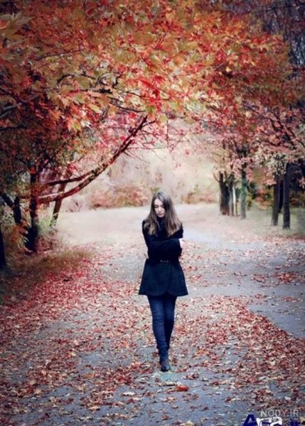  عکس دختر در طبیعت بهاری