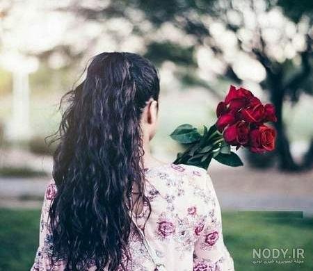  عکس دختر در طبیعت بهاری