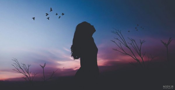  عکس سایه دختر روی زمین