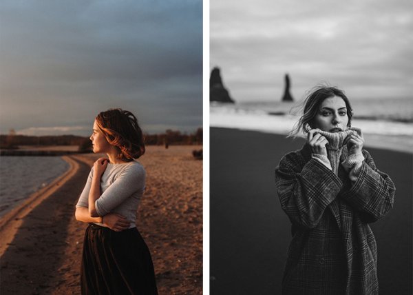  عکس دختر کنار دریا شمال